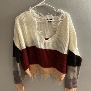 Off the shoulder sweater